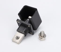 Cọc Đồng Cho Thùng Pin Lithium 300A 2 Màu Đỏ Đen Kèm Ốc Vặn_4
