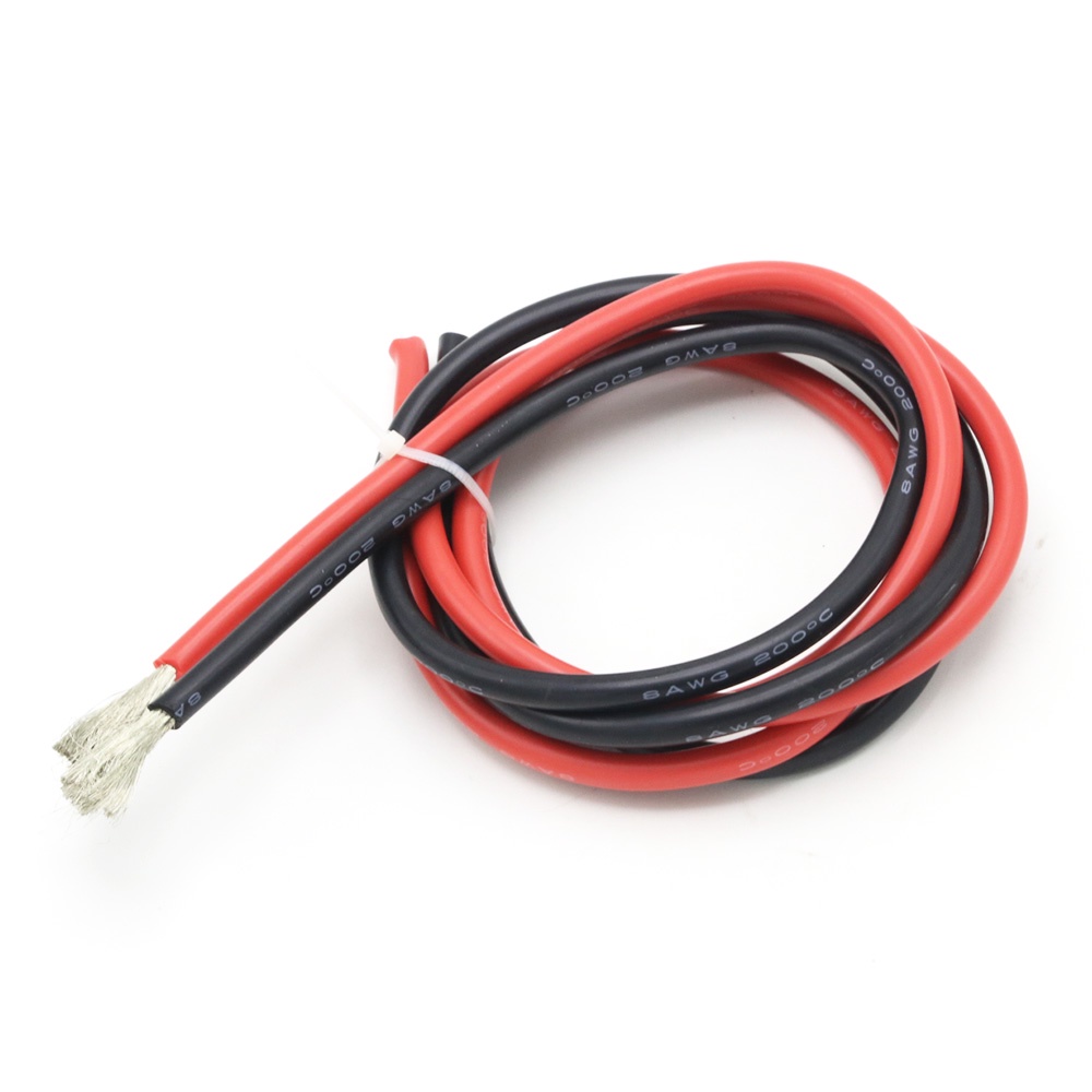 dây điện silicon 2AWG siêu mềm - hình ảnh thực tế