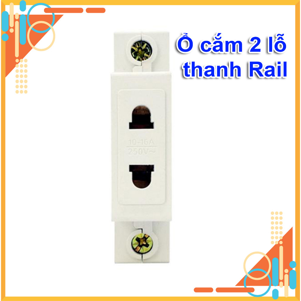 ổ cắm điện lắp ray tủ điện