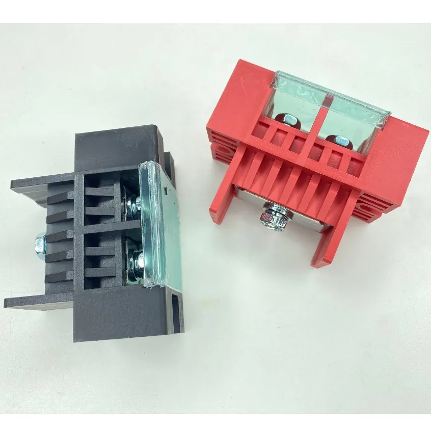cọc đồng 100A đỏ đen cho pin lithium - hình ảnh thực tế
