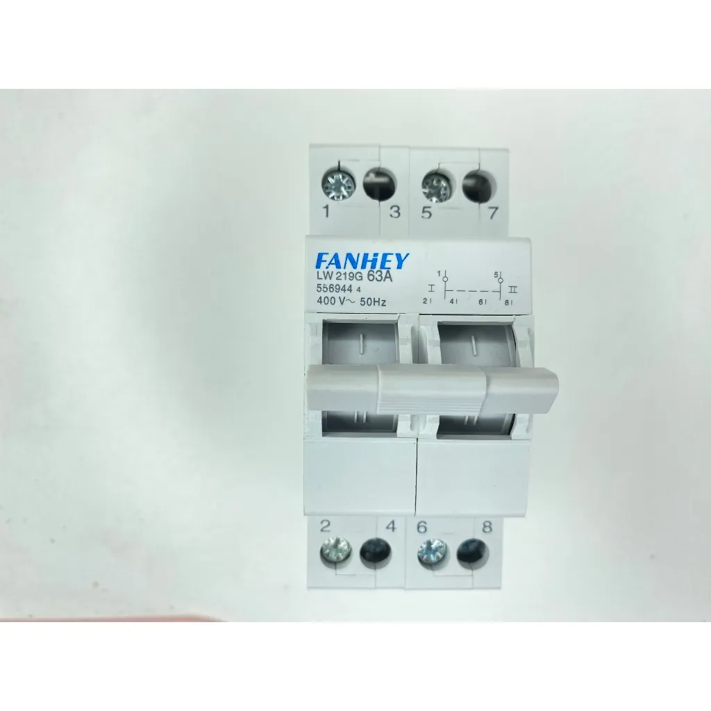 cầu dao đảo chiều 2P 63A FANHEY - hình ảnh thực tế