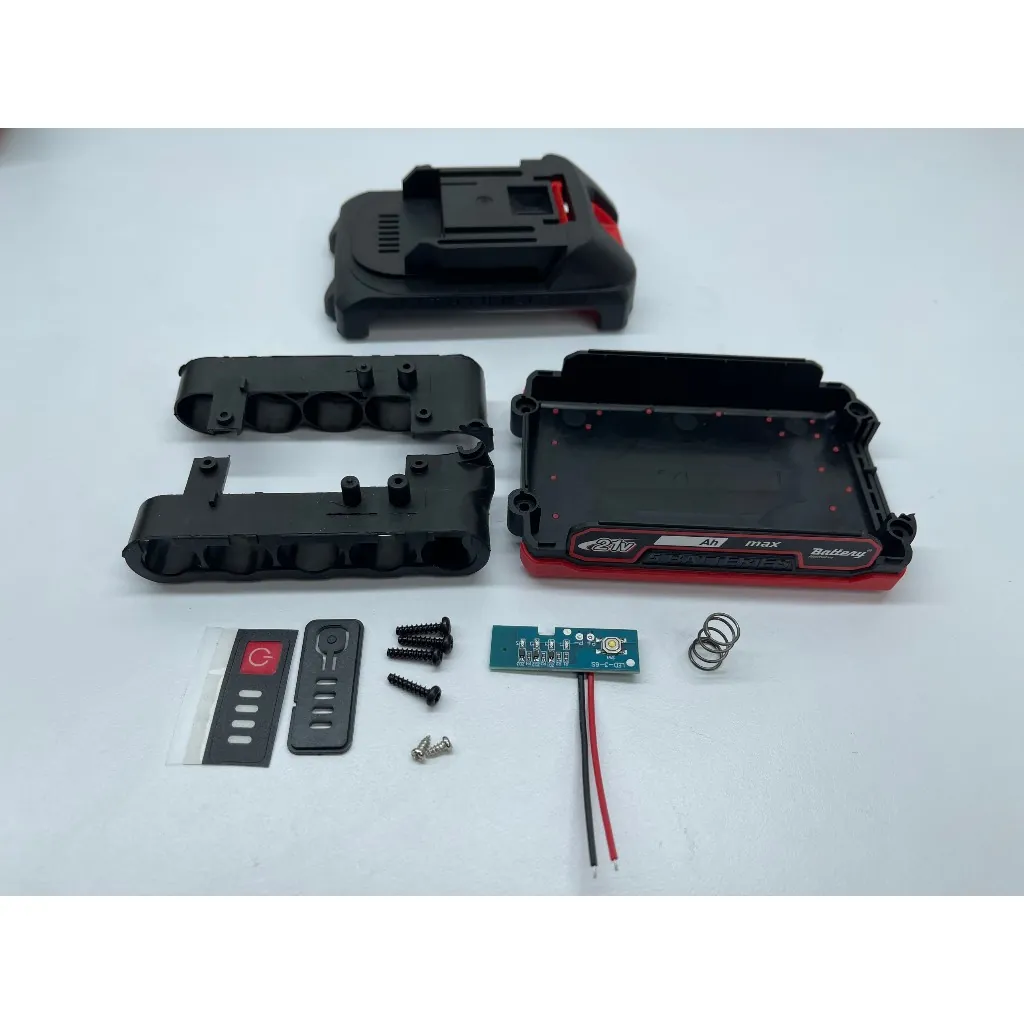vỏ pin M21 chống sốc 5-20 cell 18650 - hình ảnh thực tế
