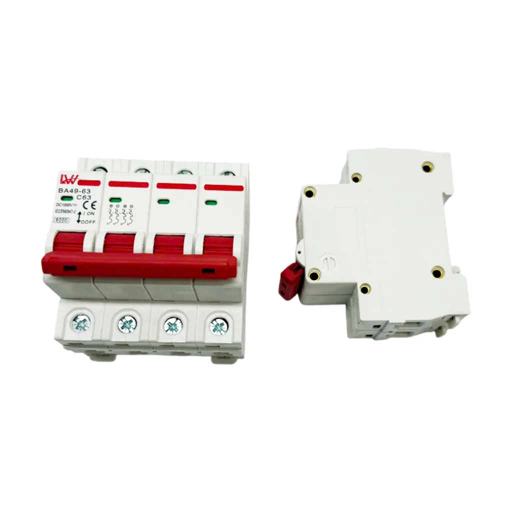 CB DC 1000V 63A 2P 4P - hình ảnh thực tế