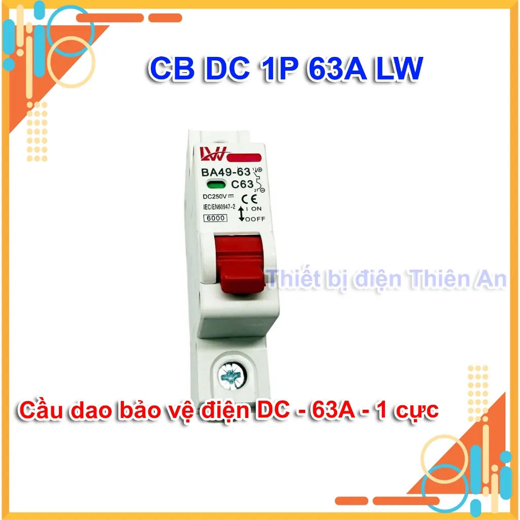 CB DC LW 1P 63A 250V