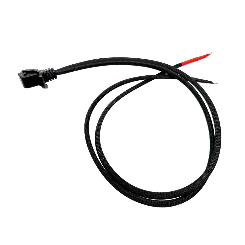 dây nguồn xe điện bọc lưới 6mm² bấm sẵn cos - hình ảnh thực tế