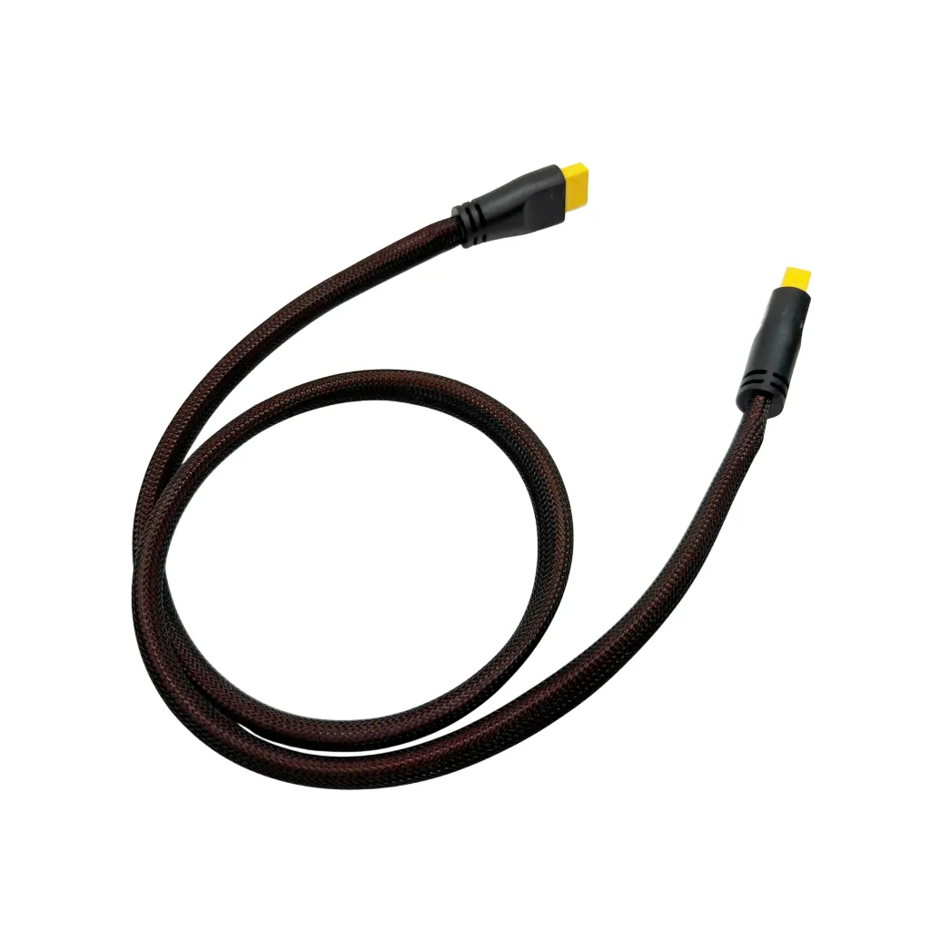 dây nối dài XT90 8AWG bọc lưới - hình ảnh thực tế
