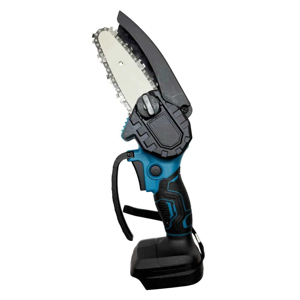 thân máy cưa xích mini 4 inch pin M21 - hình ảnh thực tế