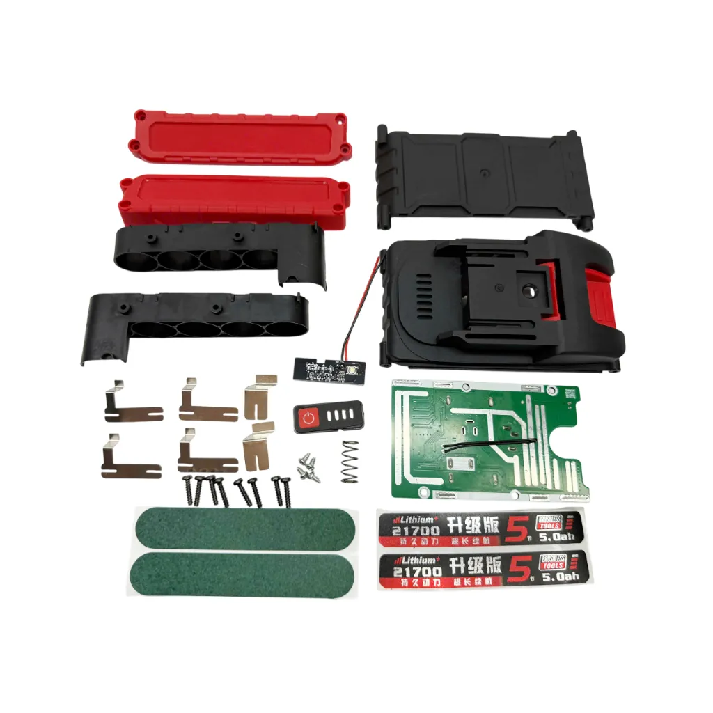 bộ vỏ mạch pin 21700 5 cell 6 FET có cân bằng - hình ảnh thực tế
