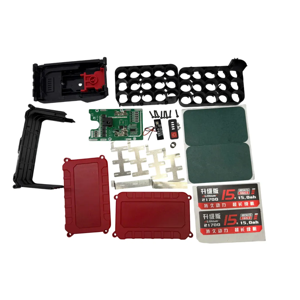 bộ vỏ mạch pin M21 21700 15 cell 5S3P - hình ảnh thực tế