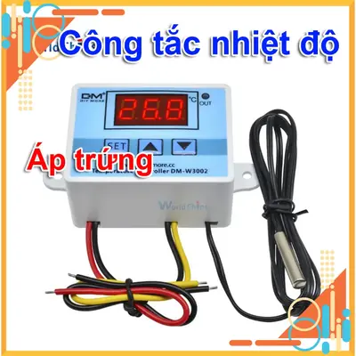Công tắc cảm biến nhiệt độ đa năng XH-W3002 220V - Bộ điều khiển nhiệt độ thông minh ấp trứng