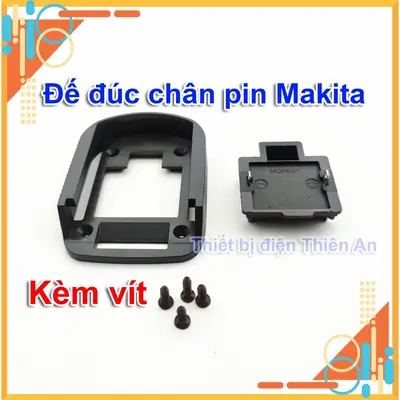 Đế pin M21 18V Đế đúc nhựa siêu cứng pin M21 18V chân rời dùng cho nhiều loại máy