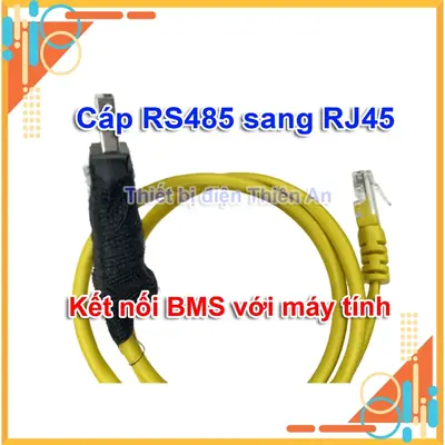 Cáp RS485 kết nối máy tính cài mạch BMS Seplos USB sang RS485 USB sang RJ45 kết nối máy tính với BMS Seplos cổng RS485