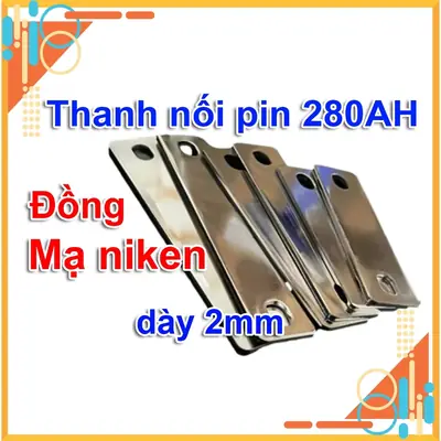 Cầu Đấu Pin Lithium Bằng Đồng Mạ Niken Tâm Lỗ 75mm và 85mm - Cho Pin 280AH