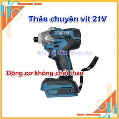 Thân máy chuyên vít động cơ không chổi than sử dụng chung pin Makita phổ thông 21v