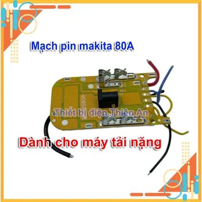 Mạch pin M21 5S 80a 3Fet lớn dành cho máy tải nặng chạy máy 3 chân bảo vệ pin Li-ion 3.7V Mạch 5S