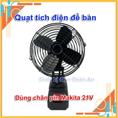 Quạt, đèn dùng pin M21 và inverter mini: giải pháp dự phòng khi mất điện, đi cắm trại