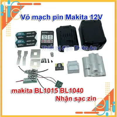 Vỏ Mạch pin 10.8V 12V MAX 3S 2P 18650 led báo pin nhận sạc zin BL1015 BL1040