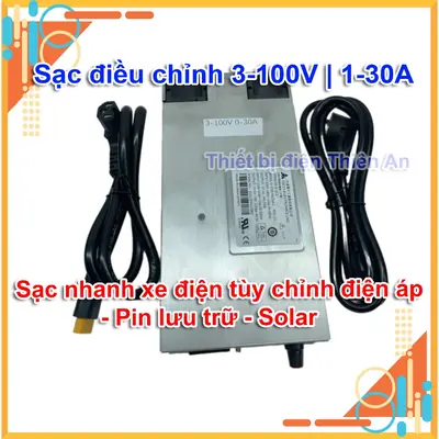 Nguồn Chỉnh Áp 10-100V 30A Công Suất 2800W – Sạc Nhanh Xe Điện, Acquy, Pin Lithium, Lưu Trữ Điện Mặt Trời