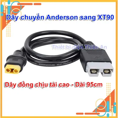 Dây Nguồn Anderson Sang XT90 – Dài 95cm – Dây Đồng 4.0mm² Chịu Tải Cao –  Pin Lithium