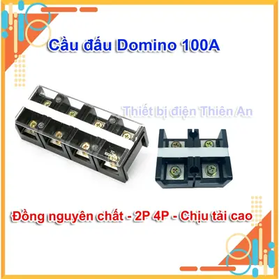 TC1002 TC1004 Cầu Đấu Điện Terminal Khối Tủ Điện 2 Cực 4 Cực 100A 600V Cầu Đấu Domino Khối 100A