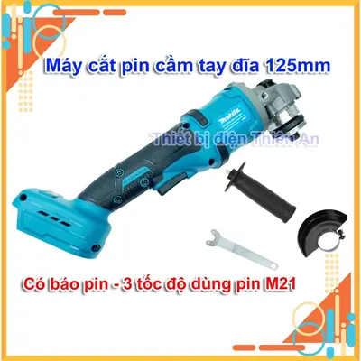 Thân máy mài / máy cắt góc dùng pin m21 – động cơ không chổi than – 3 cấp tốc độ – đĩa 125mm